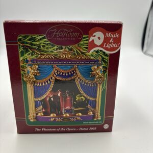 2003 Carlton Cards Phantom Of The Opera Music And Lights Ornament Works
